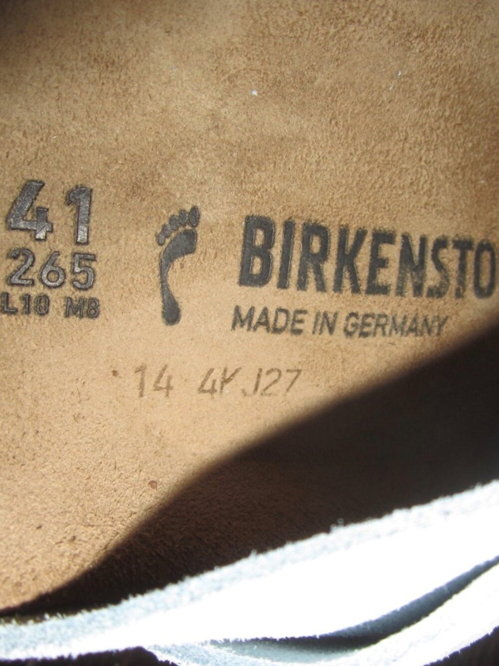 BIRKENSTOCK ARIZONA Suede Sandal Shoes Size 41 - Picture 9 of 12